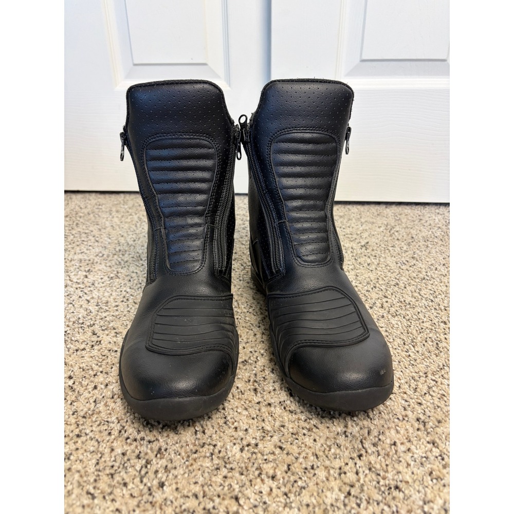 BILT Pro Tourer Air Tour Motorcycle Boots Black Leather Mens 10 Touring Riding